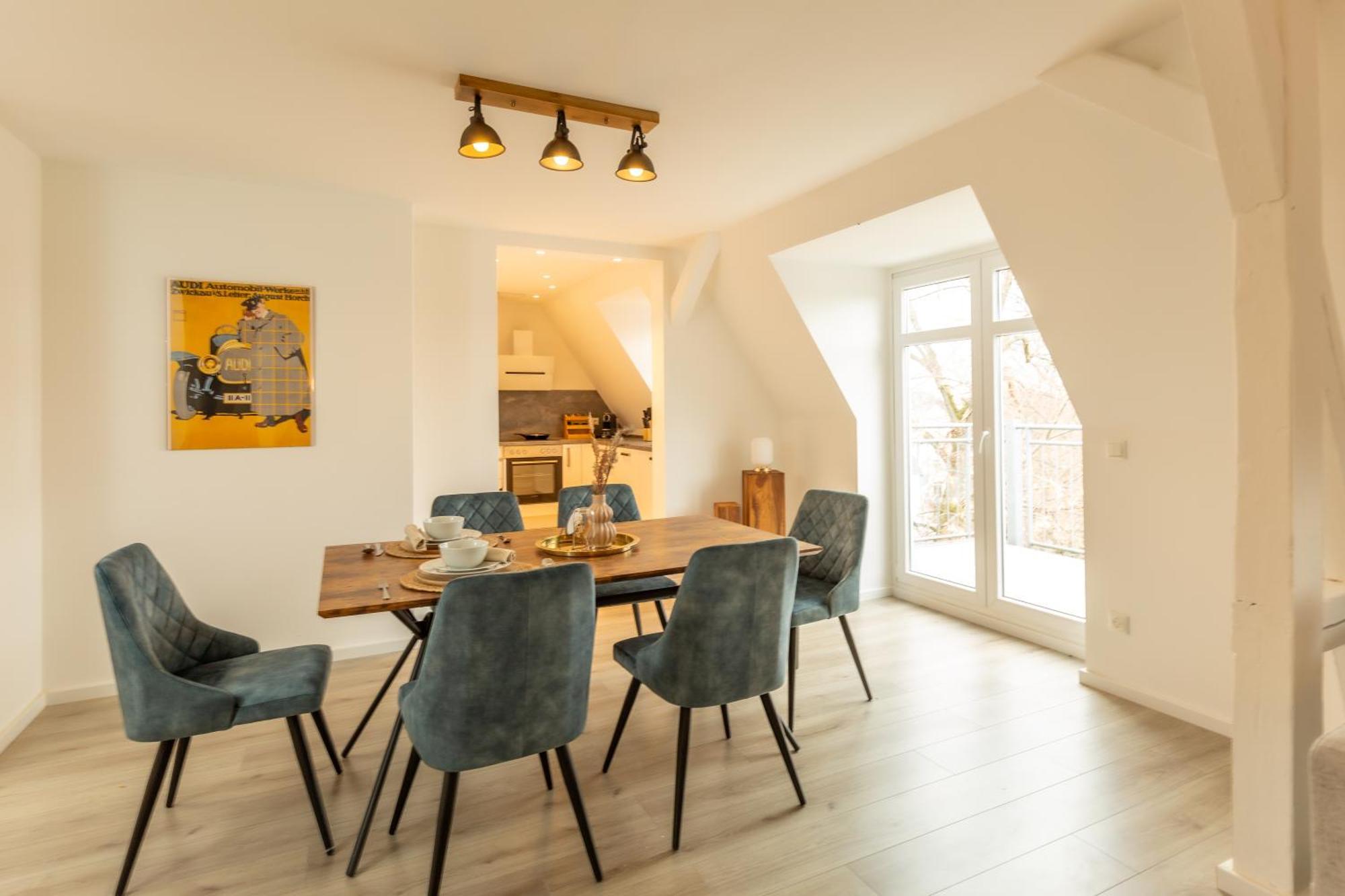 Soulscape Apartments Zwickau Kompakter Loft-Wohnraum Mit Lift Direkt In Die Wohnung, Modern, Zentrumsnah, Gratis Wifi Buitenkant foto